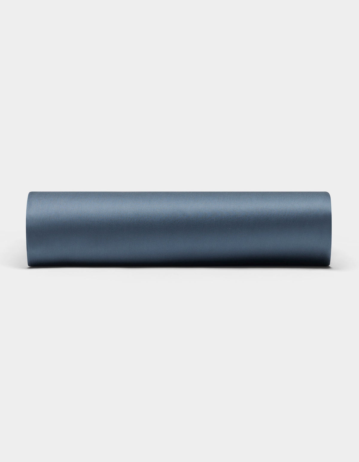 A Bamboo Fitted Sheet by Cozy Earth is laid out on a plain white background.|Color:Pacific Blue