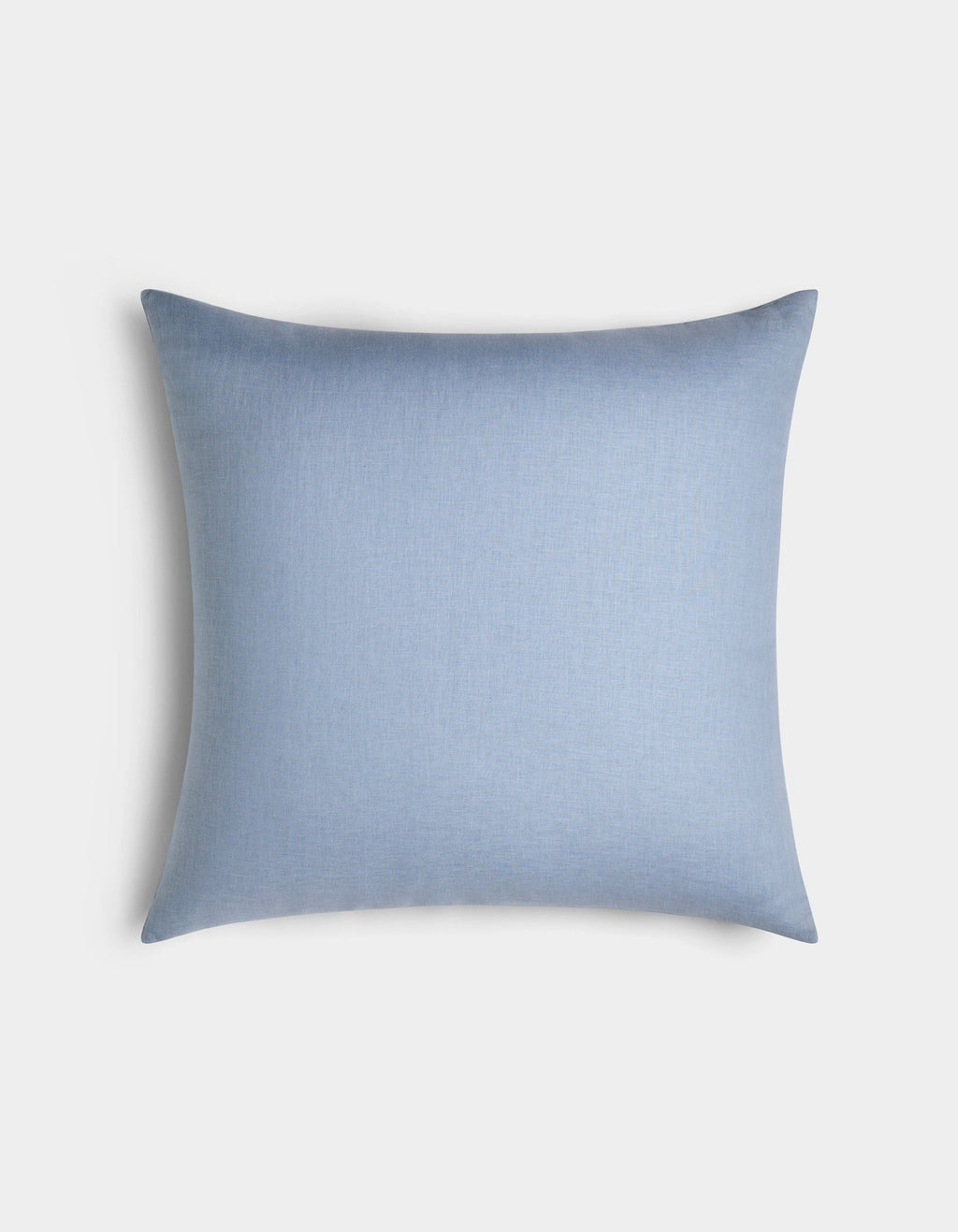 The Cozy Earth Linen Throw Pillow, rectangular and light blue, is displayed against a plain white background.|Color:Breeze |Size:24" x 24"