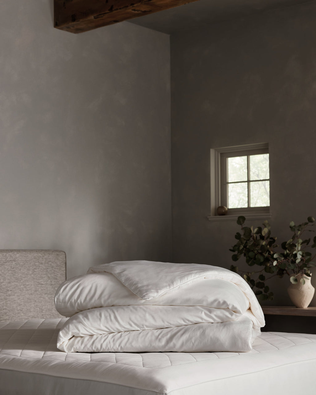 Silk comforter to be paired with Dove Grey, Charcoal, Creme, Driftwood, Flax, Light Grey, Oat, Pacific Blue, Shore, Walnut, Laurel, Peony, Classic Stripe in Pacific, Classic Stripe in Ebony, Classic Stripe in Laurel, Baja Stripe in Maple, Baja Stripe in Laurel, Mulberry, River, Classic Stripe in Dew, Lavender, Sonoma Floral in Vintage White, or White duvet cover.