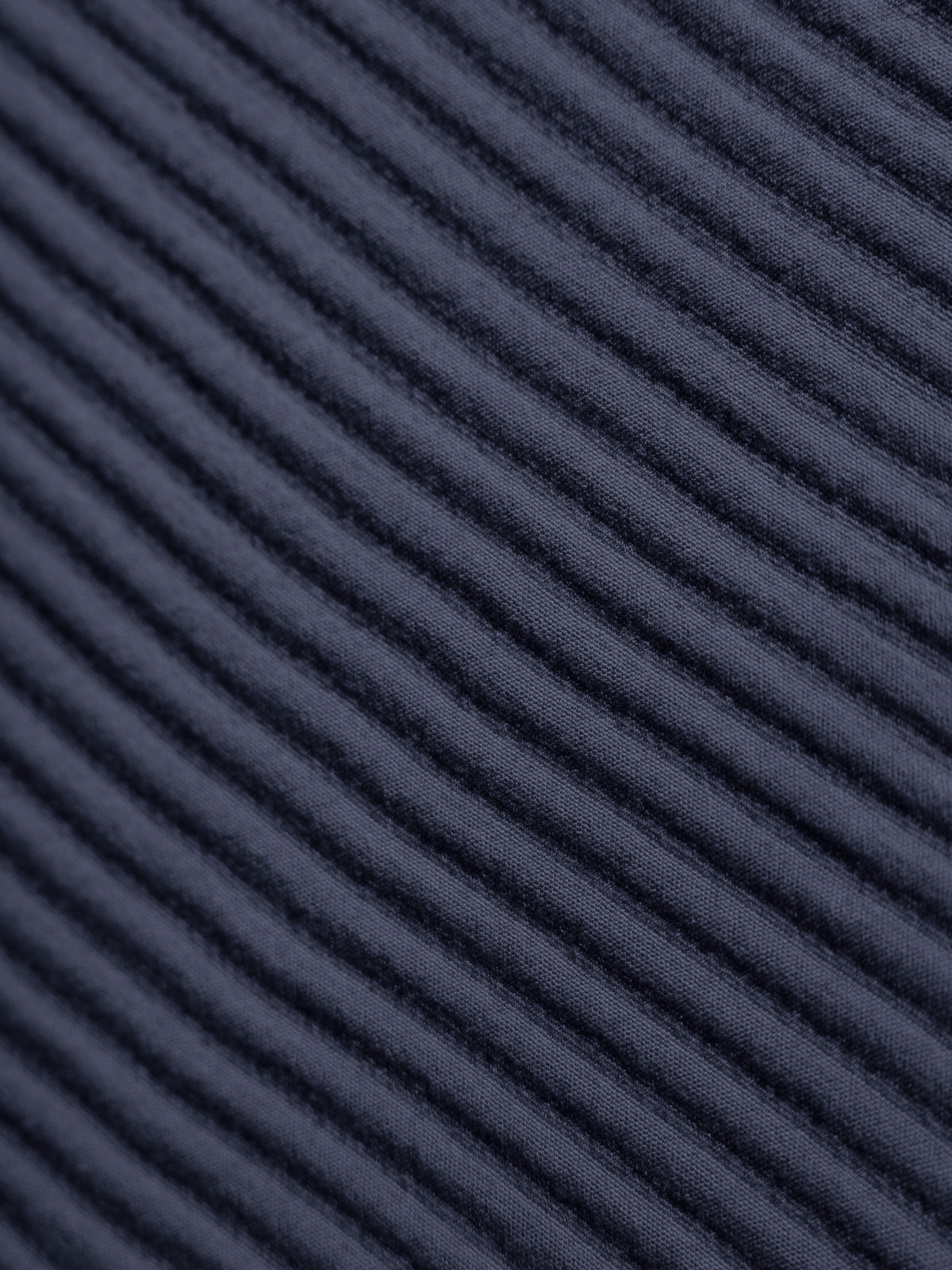 Close up of navy coverlet fabric |Color:Navy