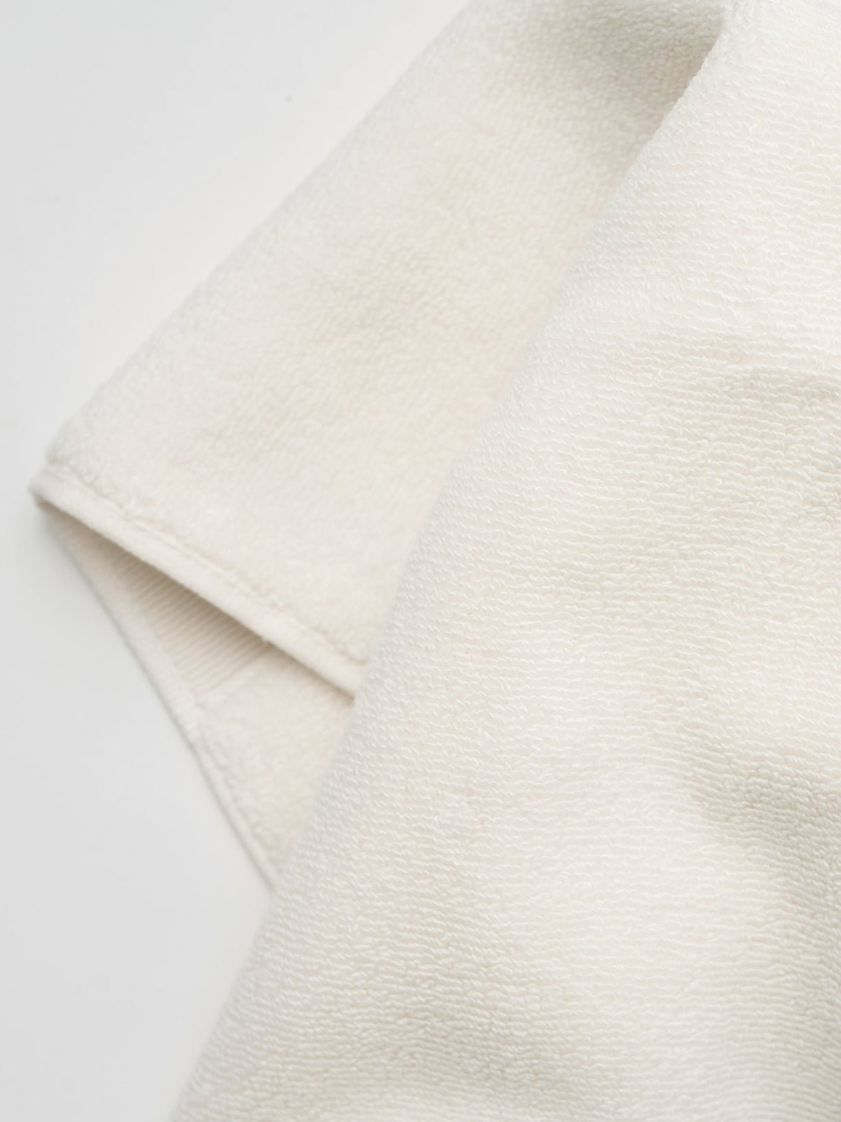 Close up of seashell luxe bath sheet |Color:Seashell