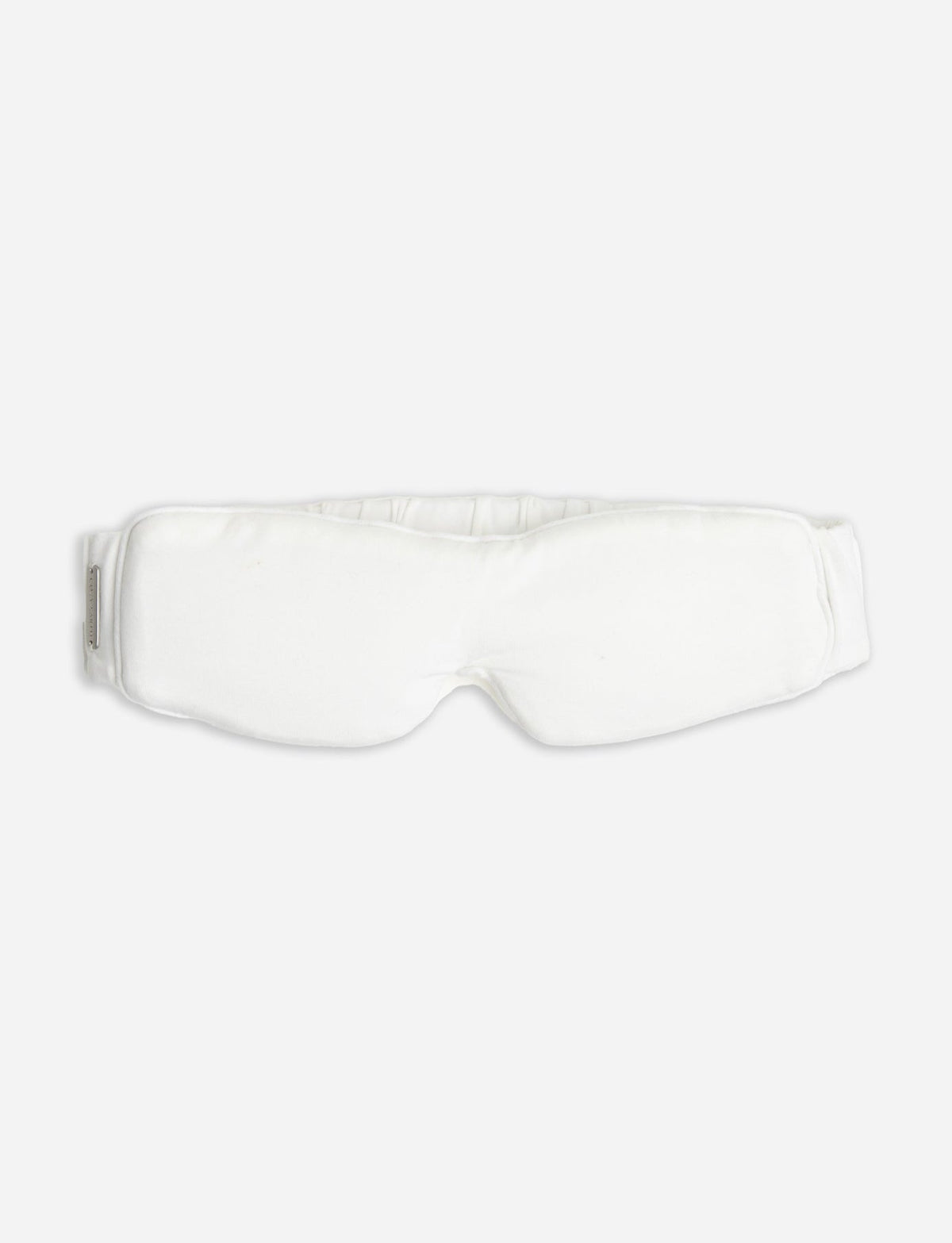 Ivory sleep mask with white background |Color:Ivory