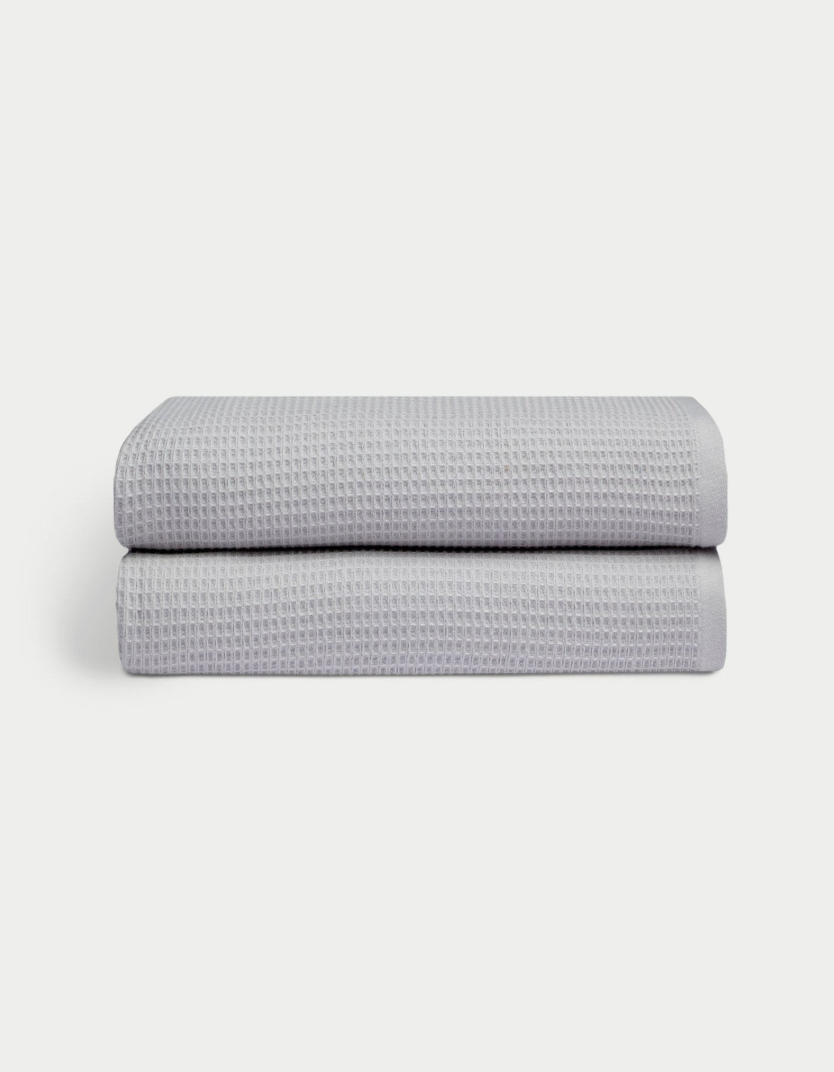 Waffle Bath towels in the color Harbor Mist. Photo of Harbor Mist Waffle Bath towels taken with white background. |Color:Harbor Mist